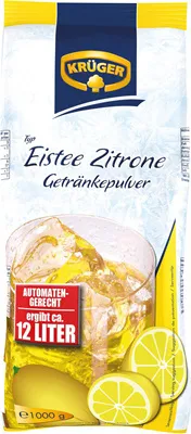 Produktbild von Open Food Eistee Zitrone Getränkepulver - Krüger, Krüger, Krüger, Krüger - 1000g, 31,5 kcal, 15,4 g, 15,3 g