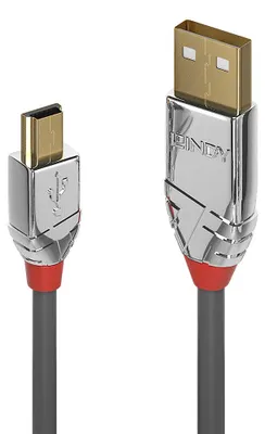 Immagine prodotto di Lindy 36634 cavo USB USB 2.0 5 m USB A Mini-USB B Grigio