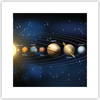 Produktbild von Poster - Poster ohne Rahmen - Kosmos Planet - 30x30 cm - Wand Bild - Wanddeko - Wandbilder - Kunstposter - Wandposter - Bilder - Kunstdruck - Wanddekoration - Wandbild - P2XAC30x30-3650