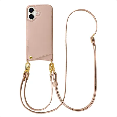 Produktbild von Selencia Nova HandyHülle mit Kordel und Kartenhalter iPhone 17 - Dusty Rose