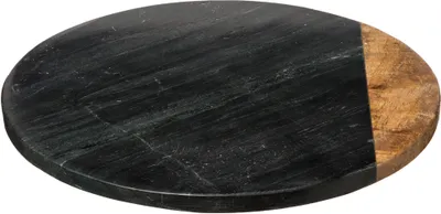 Produktbild von Secret de Gourmet Servierbrett aus Stein Holz schwarz braun 4cm x 30cm