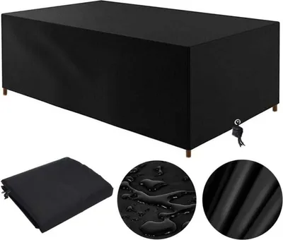 Obrázek produktu pro Ochranný kryt na zahradní nábytek, sada 1 kus, odolná krycí plachta pro posezení a stoly, rozměry 210 cm * 110 cm * 70 cm