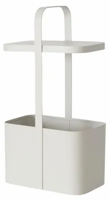 Produktbild von Metallischer Beistelltisch mit Zeitungsständer SELENA, H. 65 cm