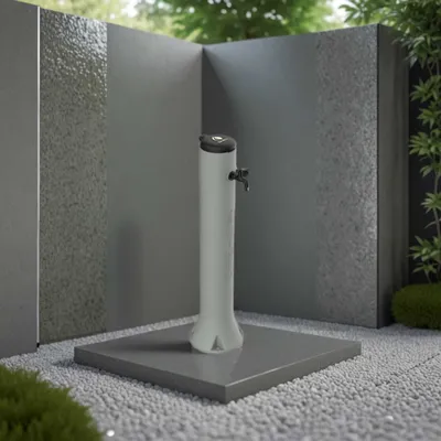 Produktbild von Sined | Gartenfontäne Tritone - 100 Cm - Grau - Uv-Beständig - Ideal Für Außenbereiche