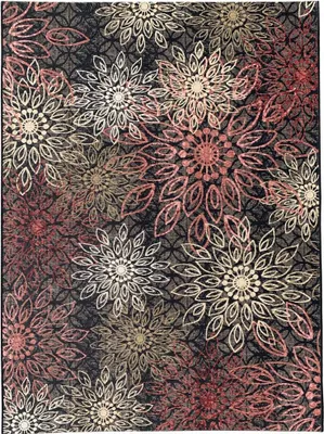 Image de ORADE Tapis kilim tissé rectangulaire pour l'extérieur