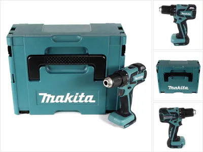 Zdjęcie produktu dla Makita DDF459ZJ, Wiertarka pistoletowa, Czarny, Niebieski, 1,3 cm, 3,8 cm, 1,3 cm, 1,5 mm