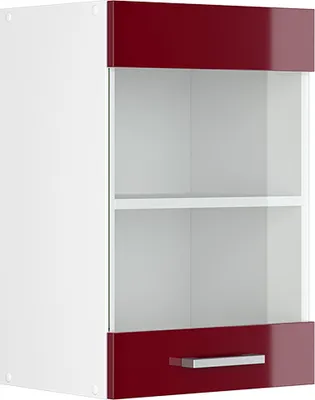 Produktbild von Küchenglasschrank Vicco R-Line Rot Hochglanz 40 cm, Model 30485