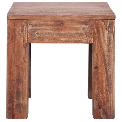 Zdjęcie produktu dla vidaXL Stolik kawowy 30x30x30 cm lite stare drewno