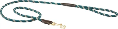 Produktbild von Weatherbeeta Seil Leder Hundeleine WB1344 (120cm) (Grün/Braun)