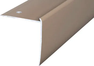 Produktbild von Prinz Treppenkantenprofil Alu edelstahl matt 45 mm x 2,5 m