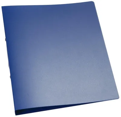 Produktbild von Ringbuch A4 2 Ringe 25mm blau-transluzent Packung mit 48 Stück