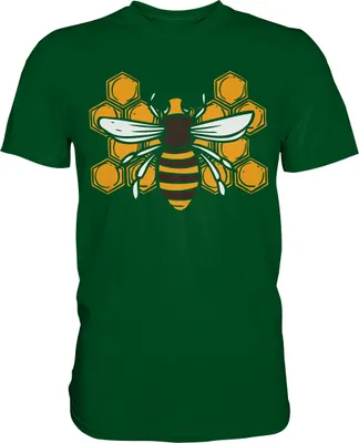Produktbild von Bienen Imker Honig T-Shirt – Bottle Green / XL