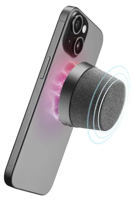 Produktbild von Cellularline Mag Speaker, 3 W, Kabellos, USB Typ-C, 0,15 m, Tragbarer Mono-Lautsprecher, Schwarz