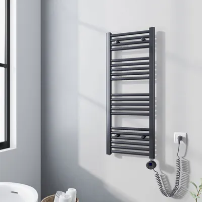 Produktbild von Heilmetz Heizkörper Badheizkörper Elektrisch Anthrazit 100x40cm Handtuchtrockner Handtuchwärmer Elektrisch