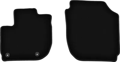 Image de Wielganizator Tapis avant de sol velours sur-mesure pour Honda Jazz IV (2015-, hatchback) noir, jeu 2 pièces, fixations