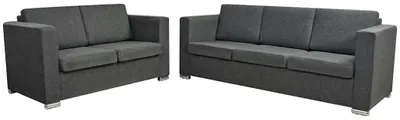 Zdjęcie produktu dla VidaXL 274214, Szary, 3 siedz., Poliester, 1910 mm, 730 mm, 780 mm