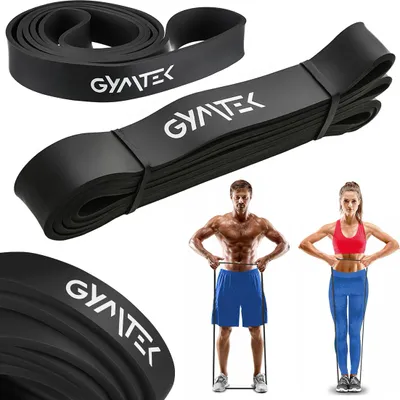 Obrázek produktu pro Gymtek® odporová guma – 17–39 kg – fitness guma, odporové gumy, odporová guma, gymnastická guma – jóga, pilates, silový trénink, fitness, cvičení