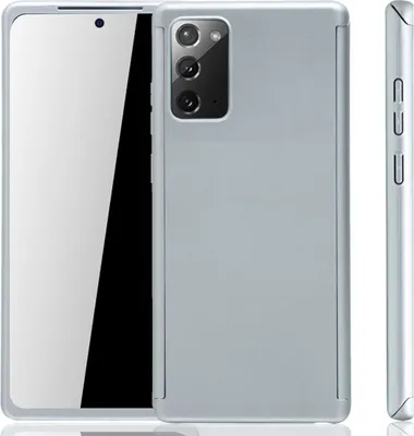 Produktbild von Handyhülle Schutzhülle für Samsung Galaxy Note 20 Full Case Cover Displayschutz 360 Silber
