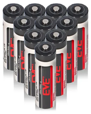 Produktbild von 10x EVE ER14505 AA Lithium-Thionylchlorid 3,6V 2400mAh Batterie