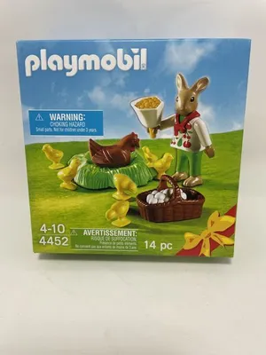 Produktbild von PLAYMOBIL 4452 Osterhäschen mit Huhn und Kükenschar