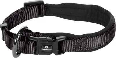 Produktbild von Flamingo Halsband Abbi schwarz, Größe: XXXS