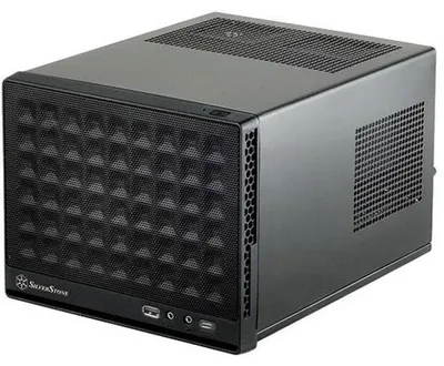 Zdjęcie produktu dla Silverstone SG13, Mini Tower, PC, Czarny, Mini-DTX, Mini-ITX, Plastik, Stal, 6,1 cm