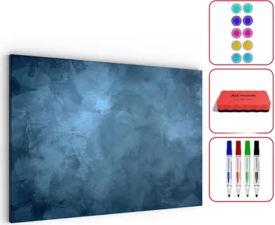 Zdjęcie produktu dla Tablica na magnesy METALboards, pochmurne niebo 90x60 cm + zestaw akcesoriów GRATIS