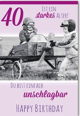 Produktbild von Geburtstag - Karte mit Umschlag