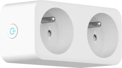 Produktbild von Immax NEO LITE Smart Doppelsteckdose, innen, 2 Steckdosen mit Stift, Typ E, 16A, WiFi