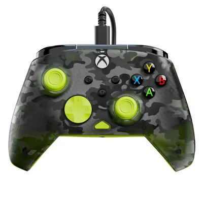 Produktbild von Turtle Beach Rematch Core Ghost Schwarz Camo/Gelb Wired Gaming Controller – Lizenziert für Xbox Series X und S, Xbox One und Windows PCs, Gamepad, PC, Xbox, Xbox One, Xbox Series S, Xbox Series X, D-Pad, Schaltfläche Optionen, Kabelgebunden, USB, USB Typ-C