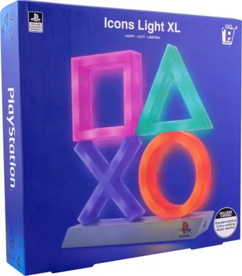 Image de Paladone PlayStation Lampe Icons XL Multicolore LED