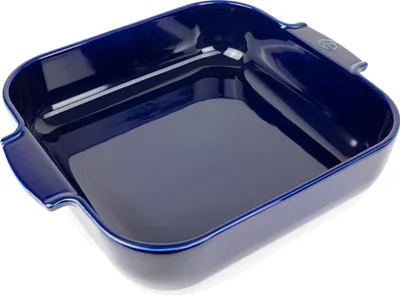 Produktbild von Peugeot quadratische Auflaufform Appolia Ofenform Keramik Blau 36 cm 60152