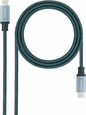 Produktbild von USB-C-Kabel NANOCABLE 10.01.4103-COMB 3 m Schwarz/Grau