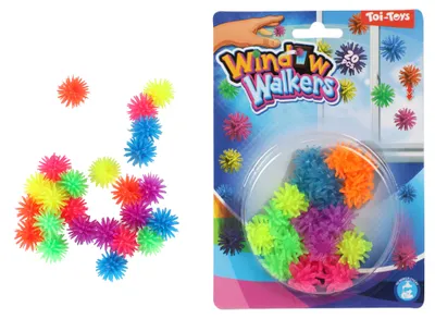 Produktbild von Toi-Toys - Fenster Kriecher - Mini Pufferbälle (20 Stück, 2cm) Stressball