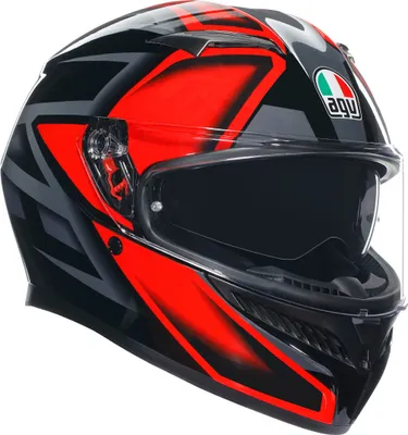 Produktbild von AGV K3 Compound Black/Red L Helm