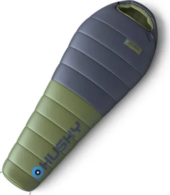 Zdjęcie produktu dla Husky mumia śpiwór puchowy Devon 2024 -5°C - 220 cm - Niebieski z Khaki