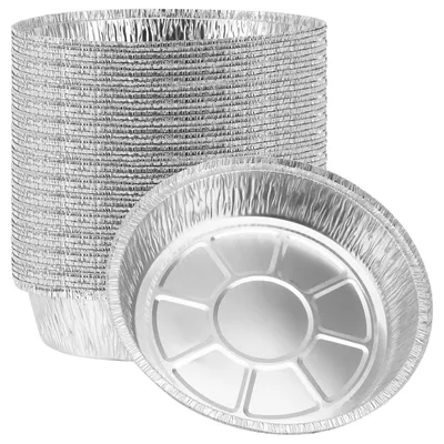 Image de 50 récipients en aluminium avec couvercles en papier