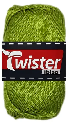 Produktbild von 50 Gramm Twister Ibiza aus 100 % Baumwolle 72 Apfel