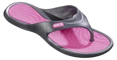 Produktbild von Beco Damen-Flip-Flops | Schwarz/Rosa