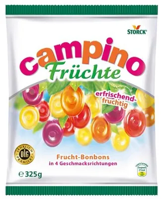 Zdjęcie produktu dla STORCK 232059 STORCK Campino Früchte  Bonbons 325,0 g