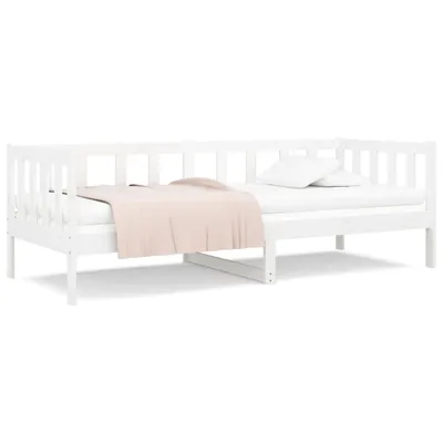 Immagine prodotto di vidaXL Letto da giorno senza materasso bianco 80x200 cm in legno di pino massiccio