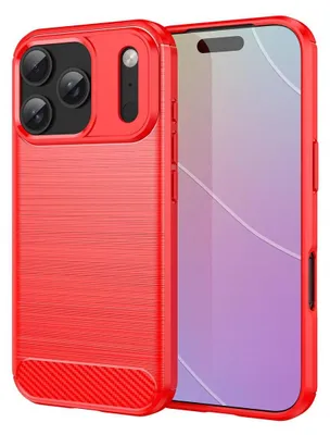 Produktbild von König Design Hülle kompatibel mit Kunststoff Soft Handyhülle - Handy Case Rot