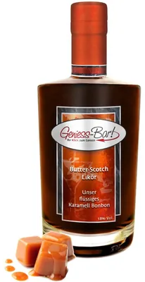 Produktbild von Butter Scotch Likör -Karamell Bonbon mit einem Hauch Whisky! 18% Vol.