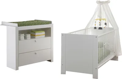 Produktbild von trendteam Babyzimmer 3-teilige Kombination Olivia/Julie Weiß