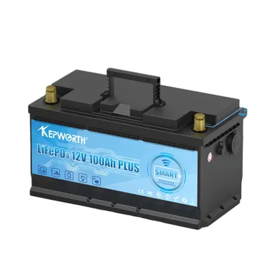 Obrázek produktu pro Lithium-železo-fosfátová baterie, 12,8 V 40 Ah/100 Ah/180 Ah, s integrovaným systémem BMS a prodlouženou životností, 12V 100 Ah Bluetooth