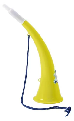 Image de Dětský roh VUVUZELA - trubka  na fandění  POWERFUL Žlutý