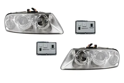 Zdjęcie produktu dla Johns, reflektory pasujące do VW Touareg 7L 10/02-12/06 D1S/H7 Zestaw L+R + Steuerg.