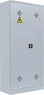 Produktbild von Umweltschrank Gefahrstoffschrank Pflanzenschutzschrank 195x92cm Lichtgrau 566250