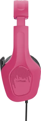 Immagine prodotto di Trust Gaming GXT 418P Rayne Cuffie da gioco leggere per PC Xbox PS4 PS5 Switch Mobile, driver da 50 mm, cavo da 2 m, connessione audio da 3,5 mm, cuffie over-ear con cavo, rosa