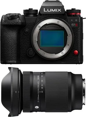 Image de PANASONIC Lumix S1 II + Objectif SIGMA 20-200mm f/3.5-6.3 Contemporary